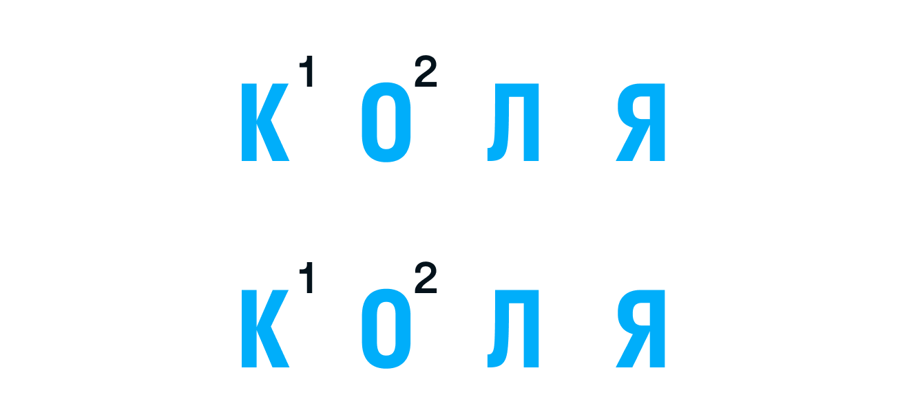 Коля написал 2 раза свое имя его сосед по парте