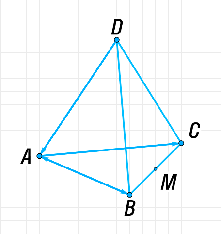 В тетраэдре dabc ab bc ac 10